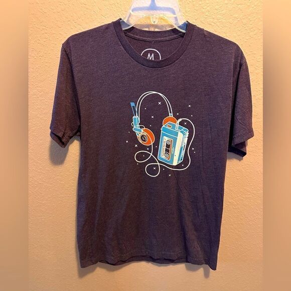 Purple mix tape t shirt - Picture 1 of 7